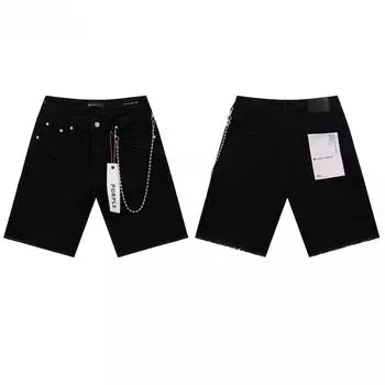 RogueWave Модная уличная одежда Рваная Роскошная одежда Мужские Джинсовые Шорты до колена Летние Однотонные Потертые Джинсы 28