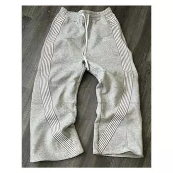 RogueWave Яркие Уличные Хип-Хоп Спортивные Штаны Y2K Харадзюку Ретро Широкие Брюки Американская Оверсайз Мода Свободные и Универсальные Повседневные S