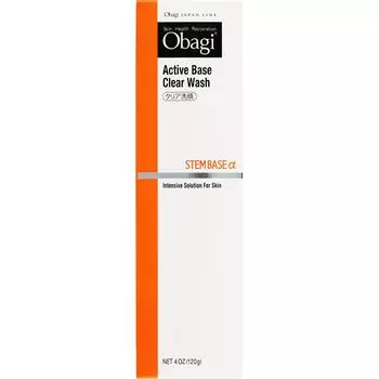 Rohto Obagi Obagi Active Base Clear Wash 120g Face Care After wetting your face, pour an appropriate amount (2-3cm) onto clean palms and wh