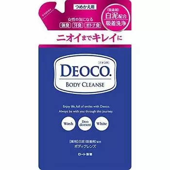 Rohto Pharmaceutical DEOCO Medicated Body Cleanse Refill 250 мл x 5 шт. Набор