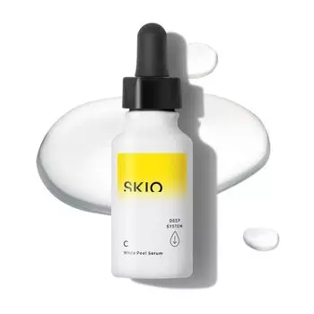 Rohto Pharmaceutical SKIO VC White Peel Serum Stain Pore Care Отбеливающая сыворотка Сыворотка с витамином C White VC Увлажняющий Увлажняющий Сухая кожа Чувствительная