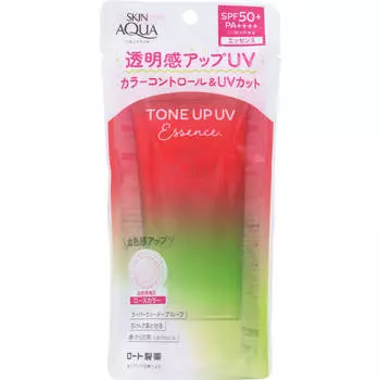 Rohto Skin Aqua Tone Up Essence Happiness Aura 80 г Солнцезащитный уход. (Чтобы предотвратить неравномерное нанесение, наносите