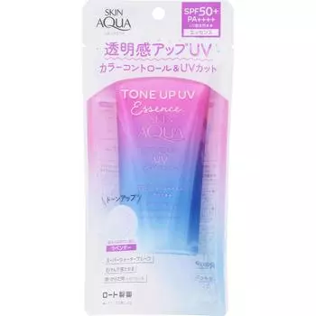 Rohto Skin Aqua Tone-up UV Essence 80 г Солнцезащитный уход. (Чтобы избежать неравномерного нанесения, наносите средство слоями.) (к