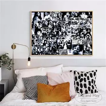 Рок-н-ролл музыка холст картина настенное искусство скандинавское украшение домашний современный постер для гостиной без рамы печатные фотографии 21cm30cm NoFrame