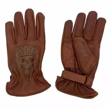 Rokker Tattoo Skull leather мотоперчатки 2XL