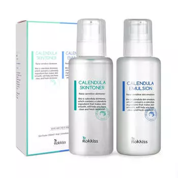 Rokkiss Calendula Тонизирующая эмульсия для кожи, набор из 2 предметов