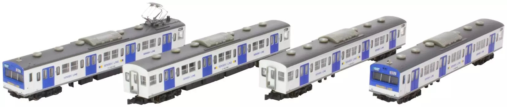 Rokuhan Z Gauge 103 Series Senseki Line Color Low Cab Type Set Железнодорожная модель поезда 4-вагонный T022-15