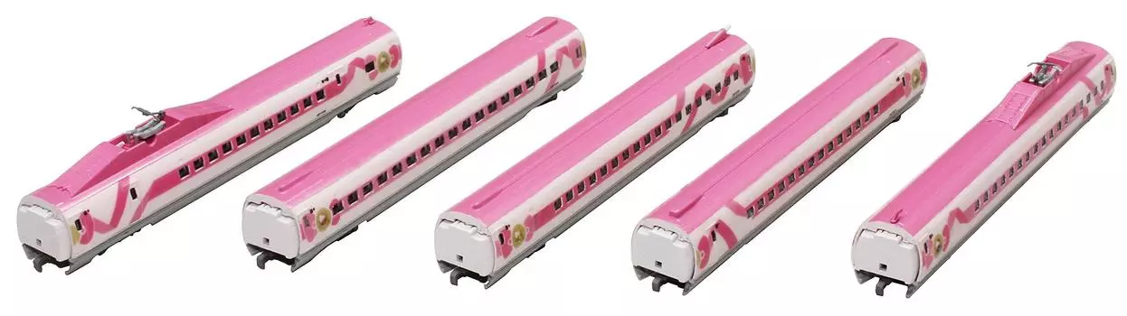 Rokuhan Z gauge 500 series Hello Kitty Shinkansen набор железнодорожная модель поезда 5-вагонный дополнительный модуль T013-7