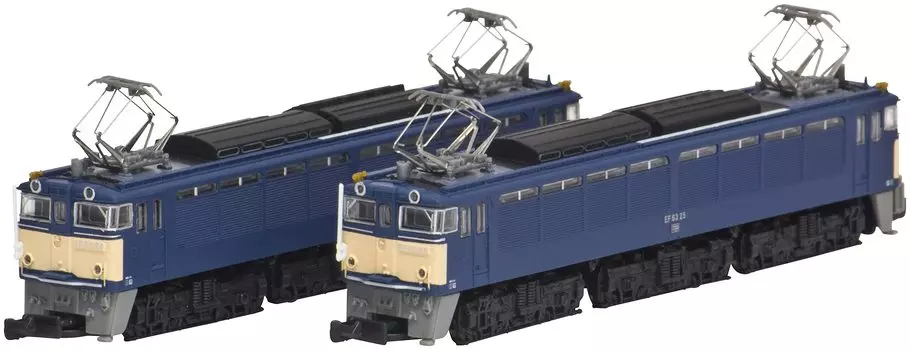 Rokuhan Z Gauge EF63 Type 3D Blue Heavy Duty Set Железнодорожная модель электровоза T038-3 синий