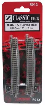 Rokuhan Z gauge R012 изогнутый рельс R490 мм 13°
