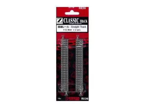 Rokuhan Z Gauge R036 прямая направляющая 112,8 мм (2 куска)