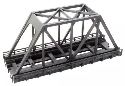 Rokuhan Z Gauge R090 Single Track Truss Bridge Short Black