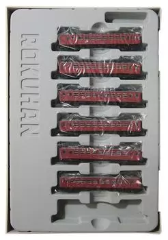 Rokuhan Z gauge серии JR50 легковой автомобиль 2000-х годов T014-1 (Комплект из 6 автомобилей)
