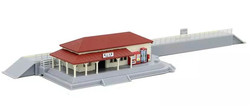 Набор станционного здания Rokuhan Z gauge красный S047-2