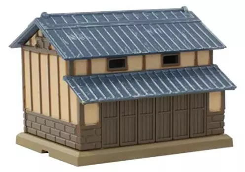 Rokuhan Z Gauge Tin Roof Barn S029-2 (Navy Blue)