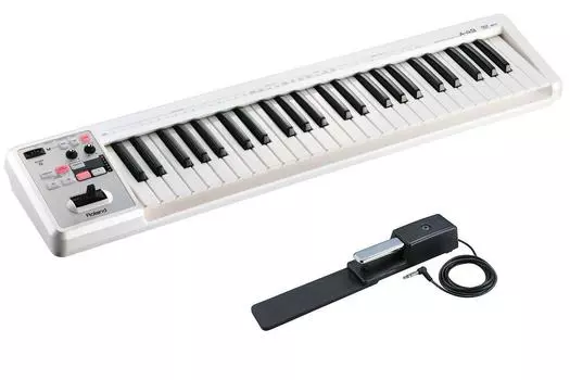 Roland WH White Pedal MIDI keyboard Roland/A-49 [DP-10 Set! ] 49-key