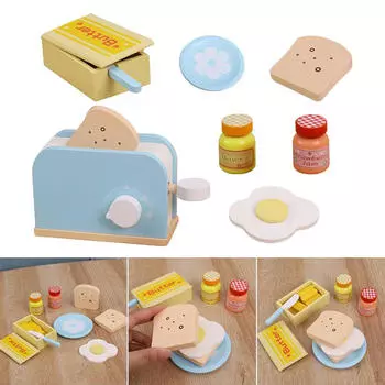 Ролевые игры Миниатюрные деревянные кухонные принадлежности Маленький шеф-повар Развивающие подарки для ребенка Coffee Machine