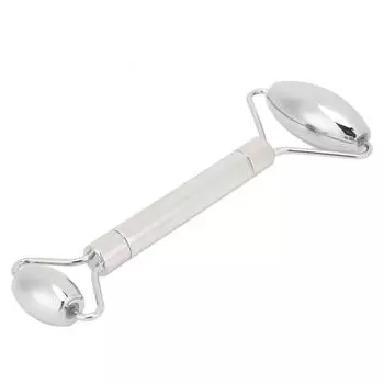 Ролик для кожи лица улучшает кровообращение уменьшает отечность отек цинковый сплав двухсторонний для лица