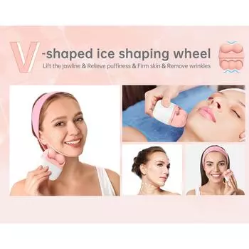 Ролик для ледяной кожи, массаж лица и тела, ледяное колесо, предотвращает морщины, предотвращает старение, массаж для похудения лица