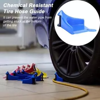 Ролик для мытья автомобильного шланга для детализации шин Предотвращает застревание нити из полипропиленового шланга красный