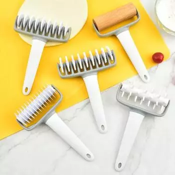 Ролик для печенья Удобная ручка Можно мыть в посудомоечной машине Легкий прочный дырокол для теста для выпечки для дома E