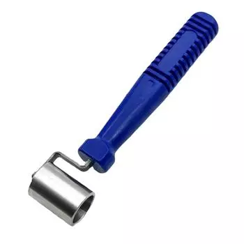 Ролик для швов обоев из нержавеющей стали, ролик для швов кромок, плоский прижимной валик, сглаживающий инструмент, строительный инструмент, прочный