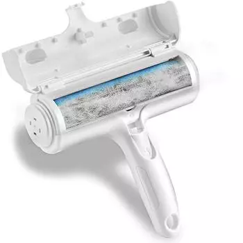 Ролик для удаления шерсти домашних животных, 2-ходовая щетка для чистки шерсти кошек и собак для удаления мебели, самоочищающаяся щетка для волос собаки, эпилятор для домашних животных с ворсом красный