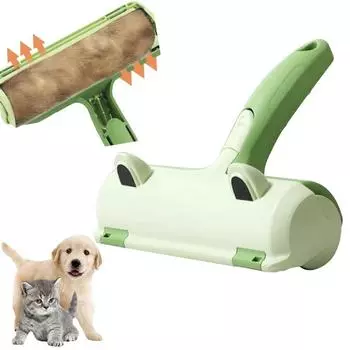 Ролик для удаления волос с домашних животных, средство для удаления волос с кошек и собак, чистка волос для домашних животных, липкая щетка для волос для собак, кошек, самоочищающееся удаление белый