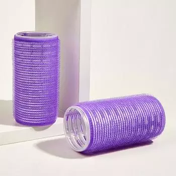 Ролик для волос, многоцветные самоклеящиеся ручные женские ролики для укладки волос для домашнего использования синий