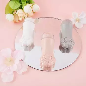 Ролик для впитывания масла Натуральный вулканический ролик Вулканический роликовый массажер с вращающимся шариком Rolling Stick Ball розовый