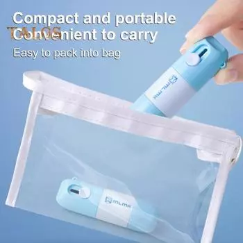 Ролик для защиты от кражи личных данных 2-в-1 с открывателем коробок. Валик для защиты личных данных. Валик для защиты личных данных. Корректирующая жидкость для термобумаги. розовый