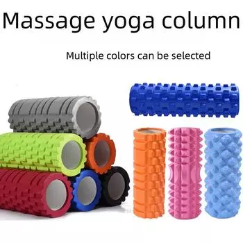 Ролик из пены EVA с полумесяцем и палочка для массажа йоги Mini Crescent чёрный