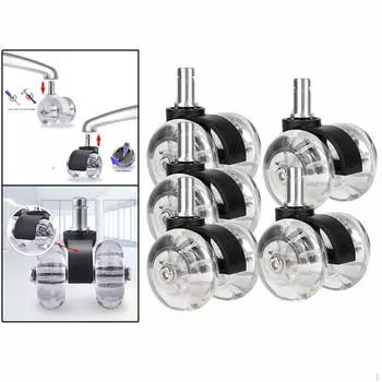 Ролики, 5 шт., без шума, степень вращения, сменные ролики, компьютерное колесо для Black A