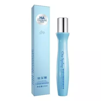 Роликовая эссенция для глаз с гиалуроновой кислотой, против отечности, темных кругов, укрепляющая кожу, сыворотка для глаз, уход за глазами 15ml