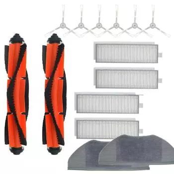 Роликовая боковая щетка Hepa-фильтр для швабры, тканевая полоска на бампере для робота-пылесоса Xiaomi Mi G1, очиститель для швабры Essential G1 MJSTG1/SKV4136GL