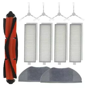 Роликовая боковая щетка Hepa-фильтр для швабры, тканевая полоска на бампере для робота-пылесоса Xiaomi Mi G1, очиститель для швабры Essential G1 MJSTG1/SKV4136GL