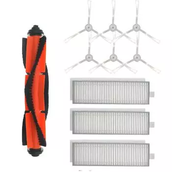 Роликовая боковая щетка Hepa-фильтр для швабры, тканевая полоска на бампере для робота-пылесоса Xiaomi Mi G1, очиститель для швабры Essential G1 MJSTG1/SKV4136GL