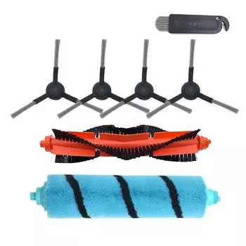 Роликовая мягкая щетка, боковая щетка, робот-подметальная машина для пылесоса Conga 3490 4090 5090 для XIAOMI STYJ02YM темно-синий