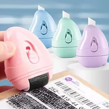 Роликовая печать с защитой от кражи, идентификационная печать с резаком для обеспечения конфиденциальности конфиденциальных данных, защиты вашей безопасности розовый