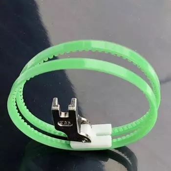 Роликовая прижимная лапка T350 двухсторонняя роликовая плоская прижимная лапка с пластиковым кольцом левая-правая односторонняя прижимная лапка для кожи