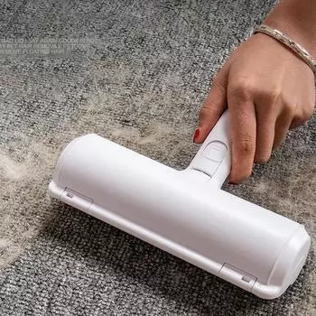 Роликовая щетка для удаления шерсти домашних животных, липкая щетка для чистки шерсти, средство для удаления шерсти у собак и кошек, щетка для одежды для дивана красный