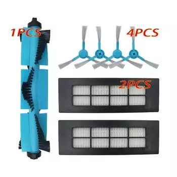 Роликовая щетка Hepa-фильтр, боковая щетка, фильтр резервуара для воды для Cecotec Conga 3090, детали для пылесоса серии, тряпка для швабры, аксессуары