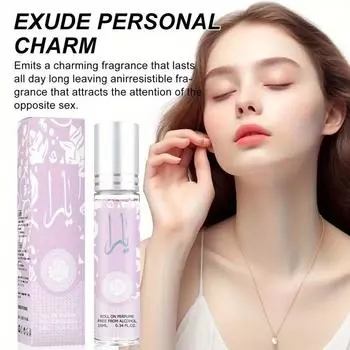 Роликовые духи для женщин, духи для привлечения мужчин, парфюмированные феромоны, масло, уникальный аромат, легко носить с собой, раскройте свое соблазнительное очарование 10 мл