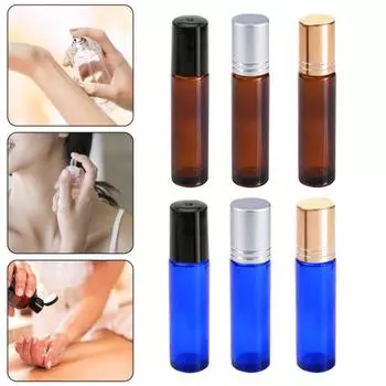 Роликовые флаконы, прочный, нежный дизайн, простое применение, флакон для духов, дорожные аксессуары A