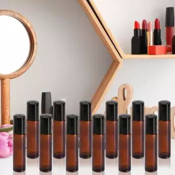 Роликовые флаконы с эфирным маслом, 10 мл, прочный, нежный дизайн, легкое применение, флакон для духов, дорожные аксессуары A