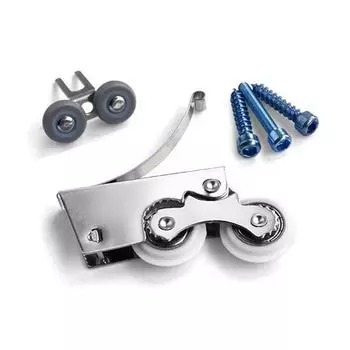 Роликовые раздвижные двери, роликовые двухколесные роликовые двери для шкафа, бесшумные раздвижные роликовые створки, фурнитура для раздвижных колес для шкафа