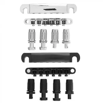 Роликовые седла для электрогитары Tune-O-Matic Bridge Tailpiece для гитар LP чёрный