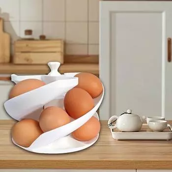 Роликовый 3D-принтер для яиц, органайзер для яиц на холодильнике, большая емкость, легко моется, контейнер для яиц, дозатор яиц