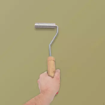 Роликовый инструмент из стекловолокна, пузырьковая лопатка, эргономичная ручка, ручное ламинирование смолой 25mmx75mm