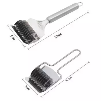 Роликовый измельчитель для изготовления макаронных изделий, многоколесный дизайн, серебристый цвет A